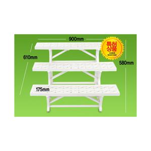 홈예스 homyes 화분 선반 2단 3단 진열대 받침대 정리대 식물 다육이 화초 난 진열대