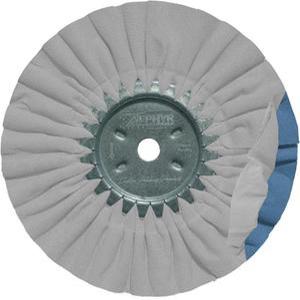 Zephyr AWW 58-10 SS 화이트 블루 피니싱 휠