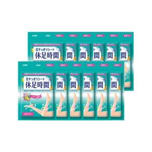 | 라이온 | 휴족시간 쿨링시트 6매입 x 12개 자극없이 시원하게 릴렉싱효과 즉각적쿨링효과 여행 피부에순