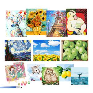 DIY 명화 그림그리기 세트 바다 아기 범고래 20x20