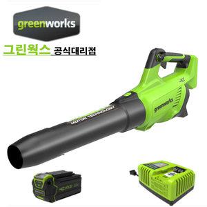 그린웍스 40V충전엑시얼브로워 730=700CFM 송풍기 낙엽청소 1팩