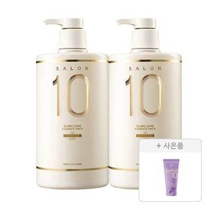 미쟝센 살롱10,  손상용 에센스팩, 990ml, 2개 + 증정 ( 프로페셔널 시카 프로틴 트리트먼트, 70ml, 1개)