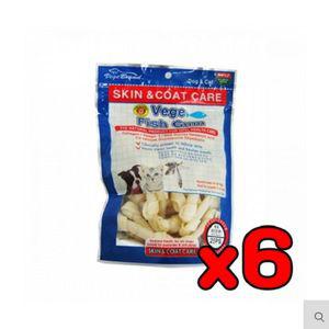 [기타]애완용품 고양이 생선껌 피모케어 40p 애견 할인6개묶음 개껌