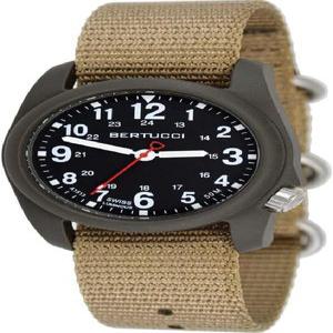 BERTUCCI DX3 남성용 필드 워치  코요테 나일론 밴드 시계