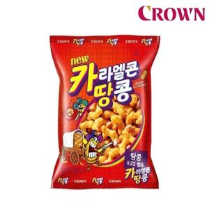 [크라운제과] 크라운 카라멜콘땅콩 72g 3개