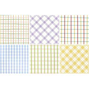 이쁜 체크패턴 미니편지 엽서 메모지 120P 수첩 직장인 강의