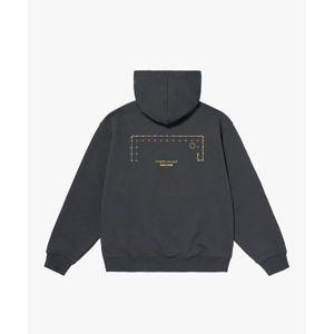 골스튜디오 GOALSTUDIO COMPLETE YOUR GOAL 후드 티셔츠-CHARCOAL G4SHD104#CH 259505