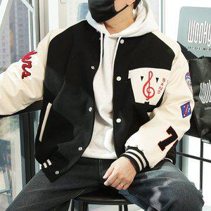 [우기브로]WWF 남자 포인트 퀄팅 안감 배색 야구점퍼