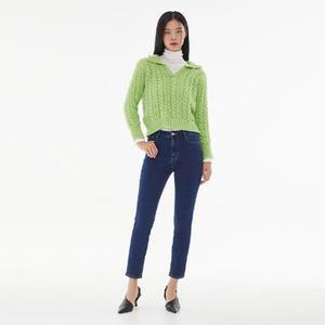 기모 기본 스키니핏 데님 팬츠 AN4DPA