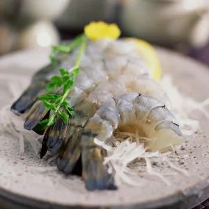 생새우 회 모음 국내산 신안 흰다리 딱새우 손질 새우