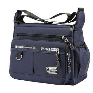 휴대용 옆으로 매는 어깨 나일론 바디 작은 미니 남자 남성용 크로스 남성 숄더백 가방 슬링백