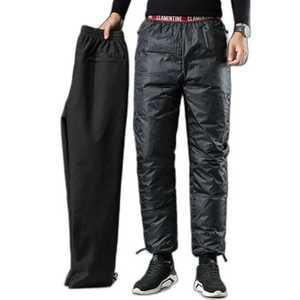 남성패딩바지 구스바지 작업 등산 낚시 팬츠 우모복