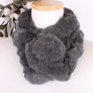 은창 리얼 렉스 원 방울 털 목도리 퍼 머플러 스카프 인조 가을 겨울 마후라 페이크