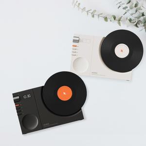 휴라이즈 정품 HR-NT120 (블랙) 무선 블루투스 스탠딩 레코드형 탁상형 스피커 카페스피커