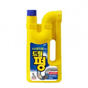 뚫어뻥액체 드릴펑 머리카락제거 배수구 하수구세정제 변기뚫는약 하수구막힘