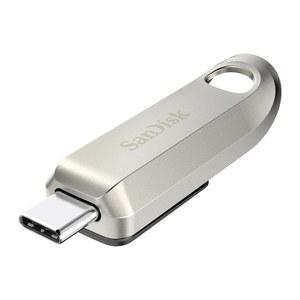 SanDisk 128GB 울트라 럭스 USB Type-C 플래시 드라이브 - 최대 400MB /s, 3.2 1세대, 프리미엄 금속 디자인 SDCZ75-128G-G46