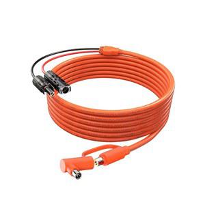 태양광 커넥터-DC 8mm 어댑터 케이블, 재커리 익스플로러 160 240 500 1000 GZ 예티 블루티 휴대용 발전소, 발전기, 패널용 2M 6FT 12AWG+14AWG 케이블(DC8020 /7909 포함)