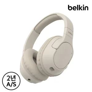 [벨킨] 사운드폼 서라운드 오버이어 무선 블루투스 헤드폰 AUD009 고속충전 멀티포인트 지원