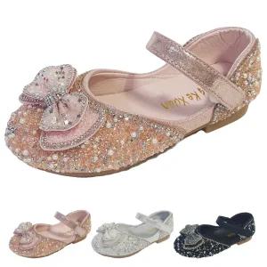 키즈트리 키즈 여아 아동 유아 초등 어린이 구두 단화 플랫 스팽글 슈즈 XZ-493