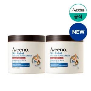 [존슨앤존슨][아비노] NEW 아비노 스킨 릴리프 모이스춰 리페어 크림 311g x2