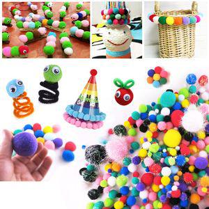 대용량 일반뿅뿅이 40mm 폼폼 약400개 뽀송이 폰폰이 칼라솜 방울솜