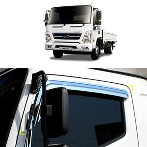 K-619 15.04 이후 올뉴 마이티 크롬 썬바이저 2P 윈도우바이져 몰딩 차 물받이