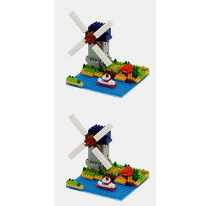 반다이 나노블럭 네덜란드 풍차 2개 조립 선물 추천
