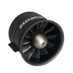 취미 드론 FMS 90mm 덕트 팬 제트 EDF 12 블레이드 3670 KV1950 모터옵션 엔진 출력 6S RC 비행기 모델 항