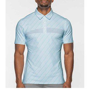 [PXG]PXG 반팔 티셔츠 기능성 애슬레틱 핏 갤럭시 프린트 2025 골프의류 MS24ATP1