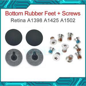 호환 맥북 프로 레티나 13 인치 15 A1398 A1425 A1502 2012 2013 2014 2015나사 포함 고무 발 하단 케이스