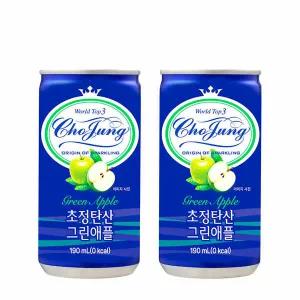 초정탄산수190ml(그린애플) x 30캔