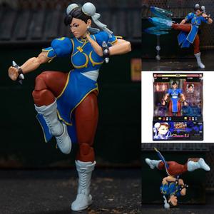 스트리트파이터 액션피규어 춘리 인형 6인치 게임 캐릭터 굿즈 관절인형 조립 파츠 스탠드