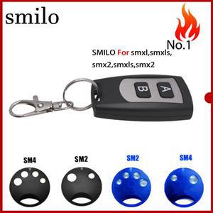 전동커튼 SMILO / 100% 전기 수신기용 무선 433.92MHz 차고 문짝 리모컨 호환