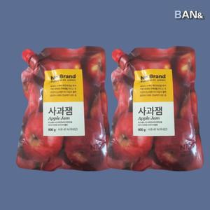 [기타] 노브랜드 사과잼 800g 2개 대용량 업소용 과일잼