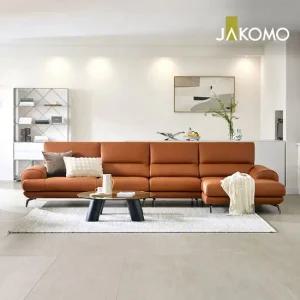 루디아 6인 카우치형 럭스 통가죽 천연면피 소가죽 소파