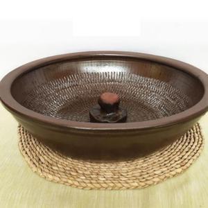 전통 학독 넓은 확독 중 옹기 돌 확 물확 수반 절구