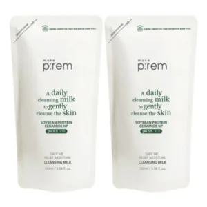메이크프렘 세이프 미 릴리프 모이스처 클렌징밀크 리필팩 100ml x 2개