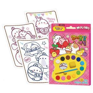 [MENOQI0L_52GP]학산문화사 몰랑 엽서물감 색칠