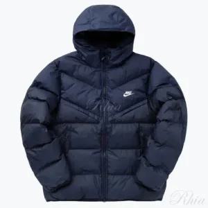 나이키 남성 스톰핏 윈드러너 프리마로프트 후디드 자켓 FB8185 410 M NK SF WR PL FLD HD JKT