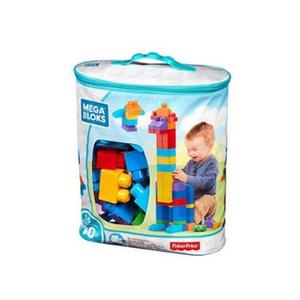 피셔프라이스 아기 첫 블럭 메가블럭 80피스_블루 유치원 어린이 선물