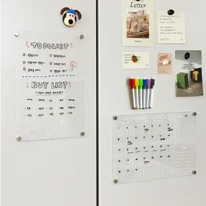 마그네틱 냉장고 메모 보드 A3/A4 무타공 자석 월간 스케쥴 플래너