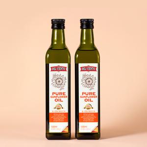 델비엔토 해바라기씨유 500ml X 2병 안전포장 스페인 프리미엄 오일 천연토코페롤 비타민E
