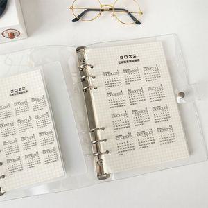 투명 6공 다이어리 표지 바인더 만년 노트 속지포토앨범 커버 PVC 인생네컷사진첩 아이디어 꾸미기 다꾸 연