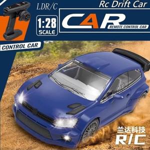 RC카 자동차 오토바이 모형 무선 조정 오프로드 드리프트 미니 LD2801 폴로 1/28 RC 드리프트 카, 2.4g 라
