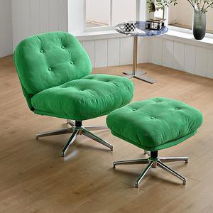 북유럽 스타일 1인 소파 쿠션 회전의자 예쁜카페의자