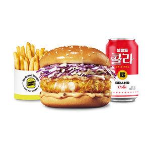 [노브랜드버거] 오리지널 새우 버거세트