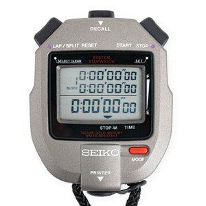 [아이워너]S 세이코 초시계 S-143 그레이 연도날짜시계표시 가능 대형디스플레이 메모리 생활방수