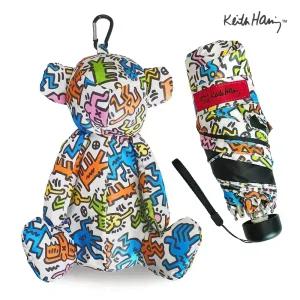 키스해링 곰돌이 5단 암막 우양산