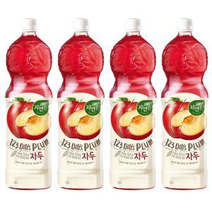 웅진 자연은 자두 1.5L x 4개