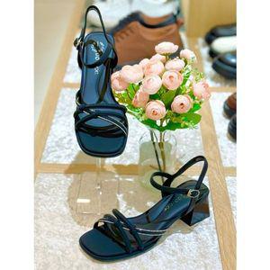 [갤러리아] 고세 데일리 여성 핫피스라인 스트랩 샌들 OZS5S034 블랙 4cm